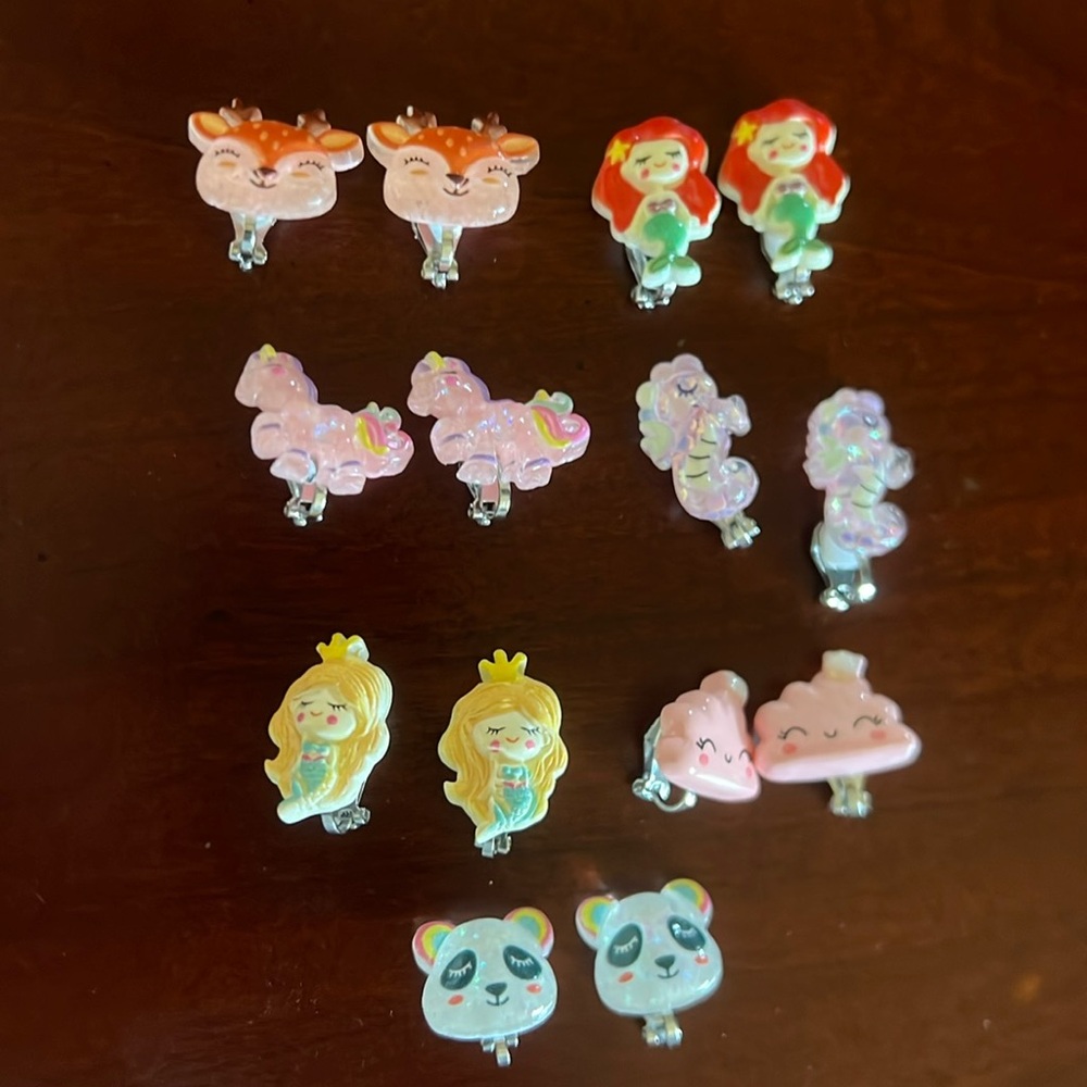 Girls Clip on earrings